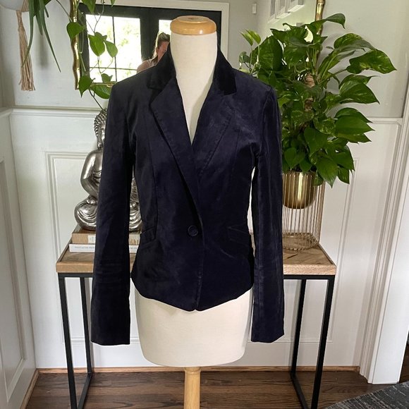 H&M Velvet blazer, size 8 / M - Picture 1 of 3